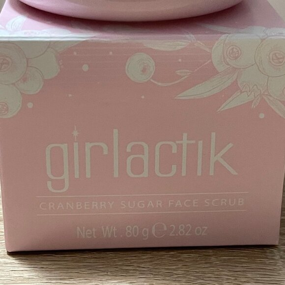 Girlactik BNIB Vitamin C Ascorbic Acid Nourishing Cranberry Sugar Face Scrub - Picture 5 of 9